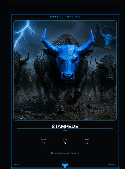 Stampede — Epic. The herd does not ask. It arrives.