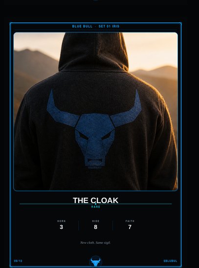 The Cloak — Rare. New cloth. Same sigil.