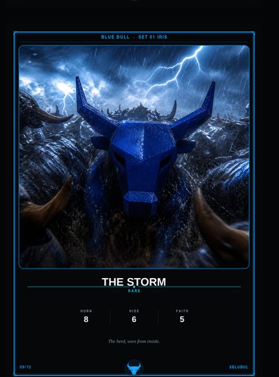 The Storm — Rare. The herd, seen from inside.