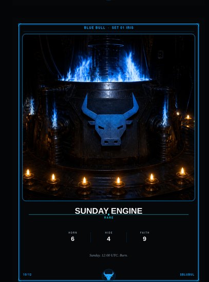 Sunday Engine — Rare. Sunday. 12:00 UTC. Burn.